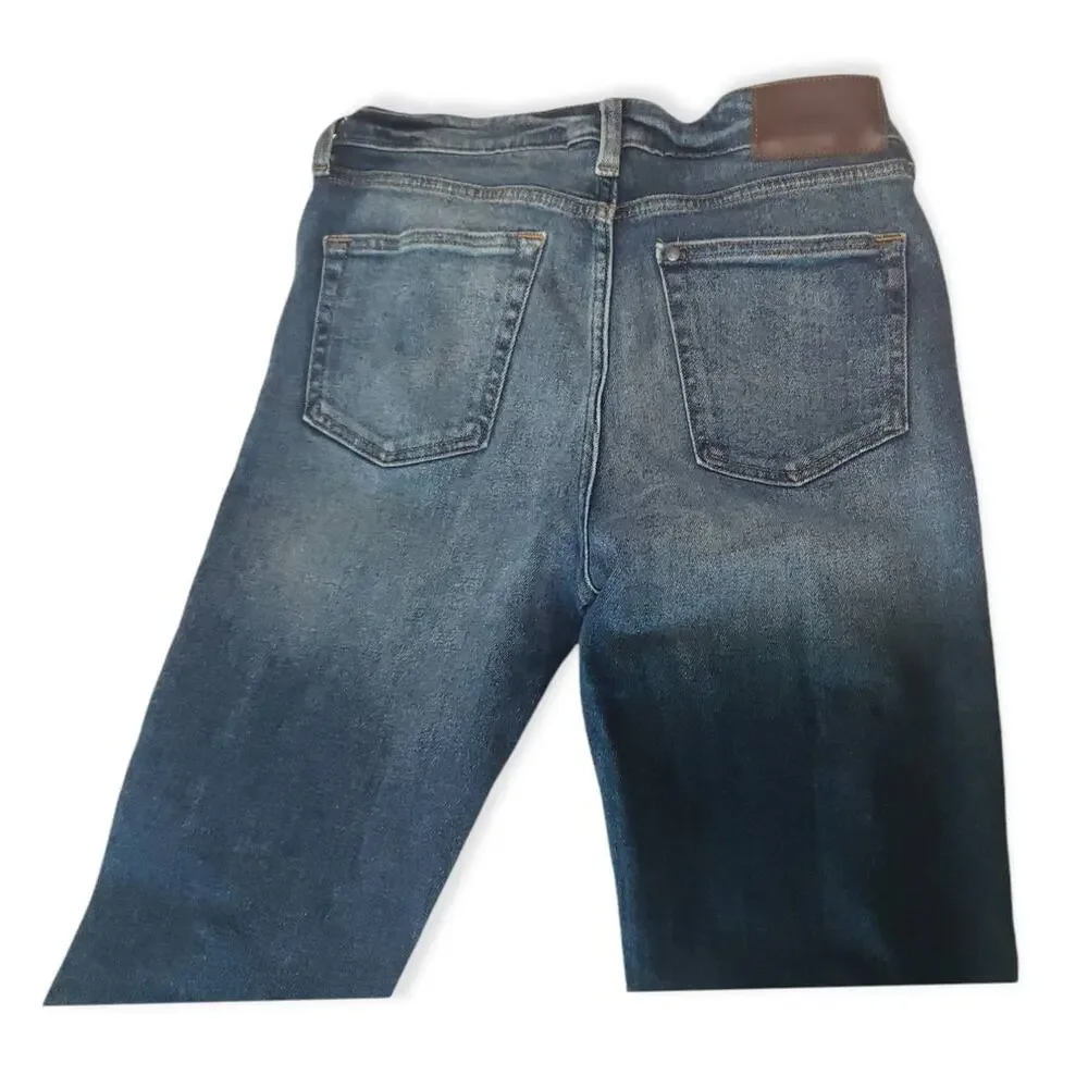 H&M Dark Washed Distressed Skinny Couple Moulante & Denim Jeans - Size 29